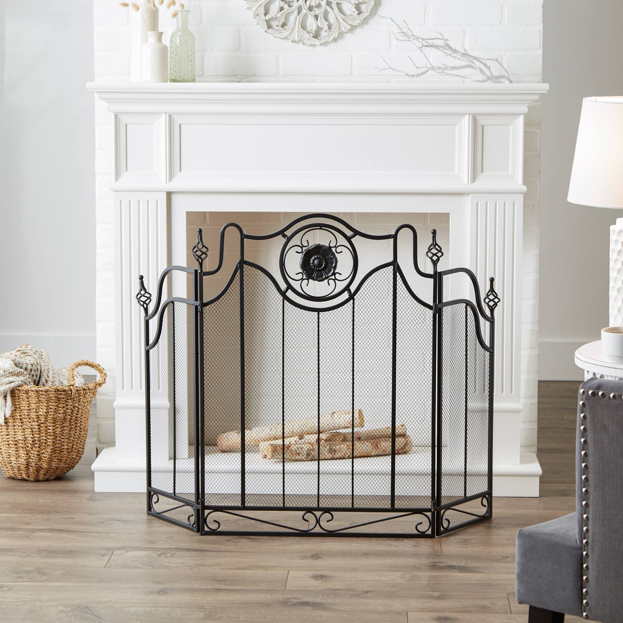 31" Tuscan Design Fireplace Screen